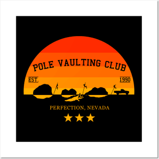 Pole Vaulting Club - Perfection, Nevada - sunset Posters and Art